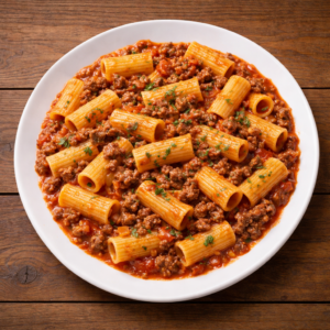 Rigatoni Bolognese